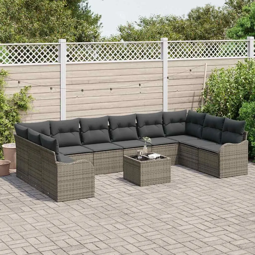 Grey Garden Sofa Set for Outdoor Fun