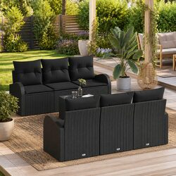 Your Ideal Black Patio Sofa Set for Outdoor Comfort
