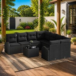 Your Perfect Outdoor Seating with a Black Modular Sofa Set