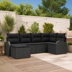 Friendly Black Modular Sofa Set for Your Outdoor Space