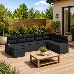 Your New Outdoor Lounge: 8-Piece Sofa Set
