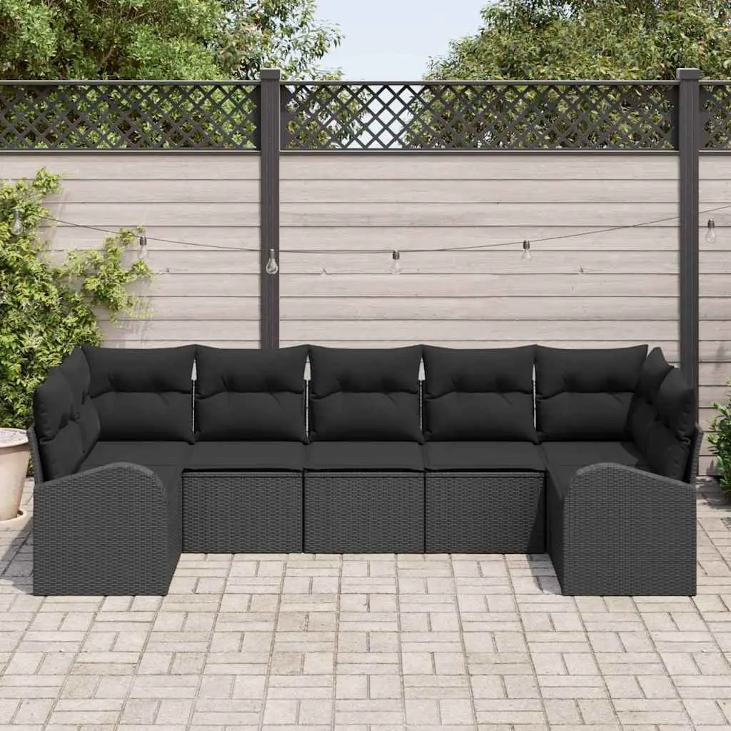 7 Piece Modular Sofa Set for Outdoor Spaces