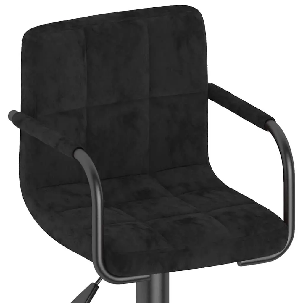 Black Velvet Bar Stools
