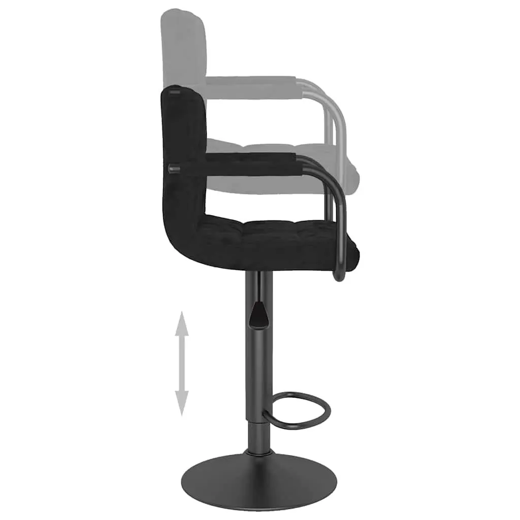 Black Velvet Bar Stools
