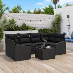 Your Perfect Outdoor Sofa Set Awaits - 7 Pieces Included