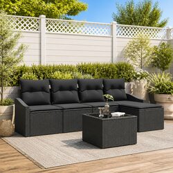 Your Friendly 6-Piece Garden Sofa Set Awaits