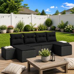 Your New Favorite 6 Piece Garden Sofa Set for Outdoor Fun