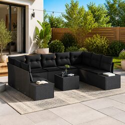 Your 10-Piece Modular Garden Sofa Set Awaits You