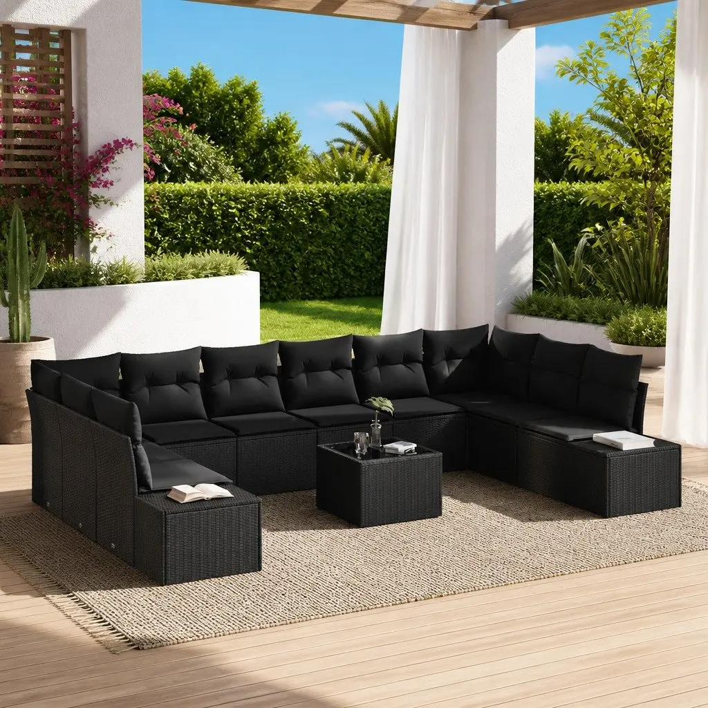 11-Piece Garden Sofa Set for Relaxing Outdoors