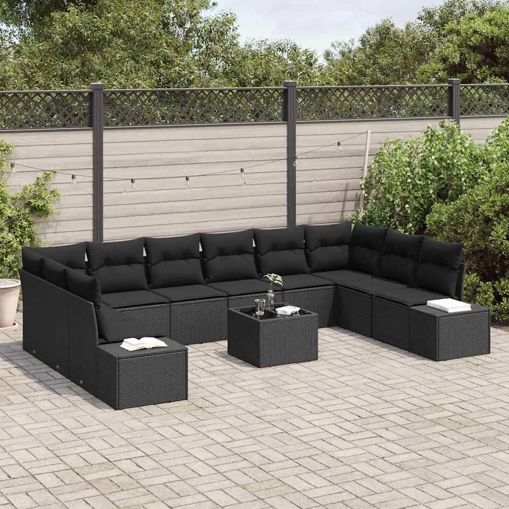 11-Piece Garden Sofa Set for Relaxing Outdoors