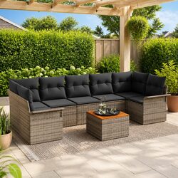 Friendly 8-Piece Garden Sofa Set for Your Outdoor Comfort