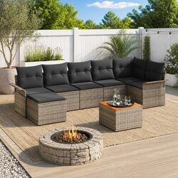 Friendly 8-Piece Garden Sofa Set for Your Outdoor Haven