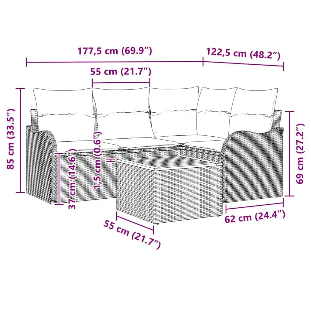 Modular Garden Sofa Set