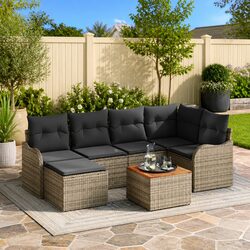 Create a Welcoming Outdoor Retreat with 7 Piece Sofa Set