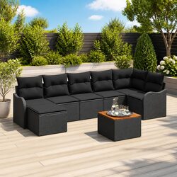 Your Friendly 8-Piece Modular Garden Sofa Set
