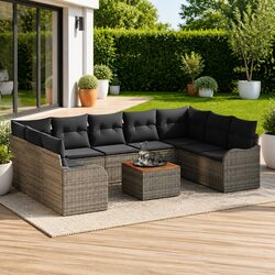 Create Your Outdoor Oasis with This 10-Piece Sofa Set