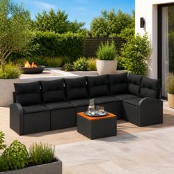 Your Outdoor Oasis Awaits with a 7-Piece Sofa Set