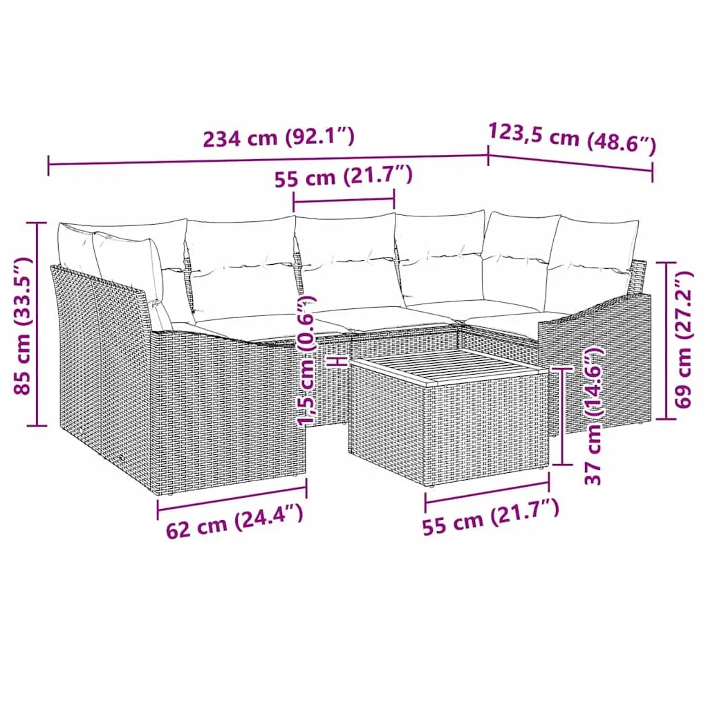 Outdoor Sofa Set for Relaxation