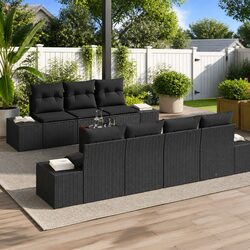 Your Ideal Garden Sofa Set - 8 Pieces Included