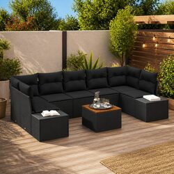 Discover a Comfortable 8 Piece Garden Sofa Set