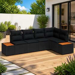 Create Your Ideal Outdoor Space with 5-Piece Sofa Set