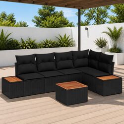 Friendly 6-Piece Outdoor Sofa Set for Your Garden