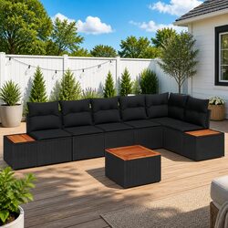 Your New 7 Piece Garden Sofa Set Awaits You!