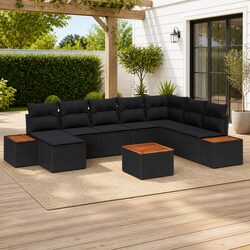 Create Your Outdoor Oasis with a 9-Piece Sofa Set
