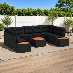 Friendly 10-Piece Garden Sofa Set for Your Outdoor Enjoyment