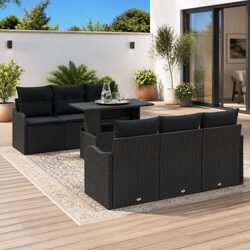 Create Your Perfect Outdoor Space with 7-Piece Sofa Set