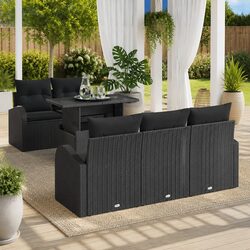 Create Your Perfect Outdoor Setting with a 6-Piece Sofa Set