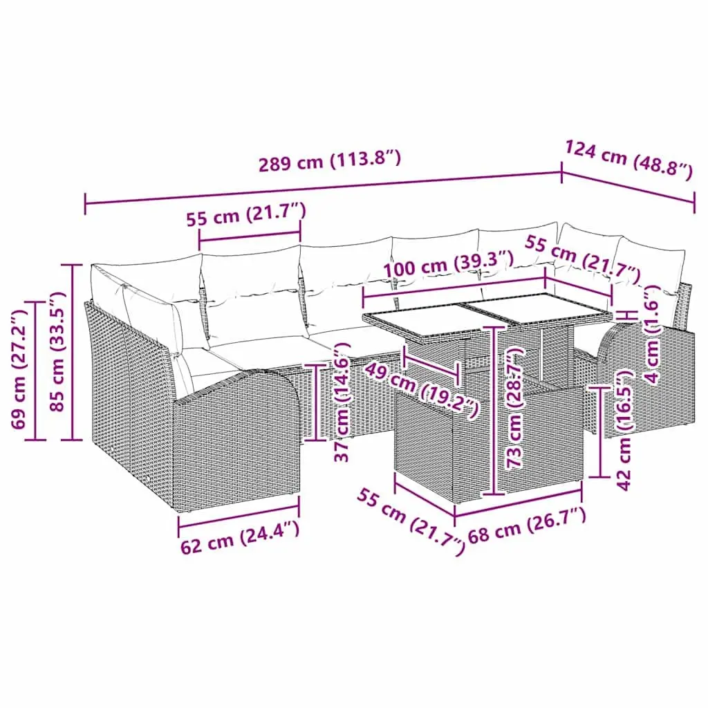 Modular Garden Sofa Set for Relaxing Outdoors