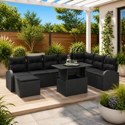 Your Ideal 9-Piece Modular Garden Sofa Set