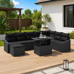 Your Ideal 9-Piece Outdoor Sofa Set Awaits