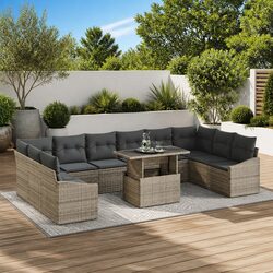 Your Ideal 11-Piece Grey Outdoor Sofa Set