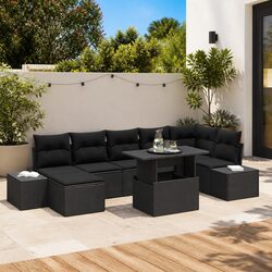 Your Ideal Black Modular Garden Sofa Set for Outdoor Spaces