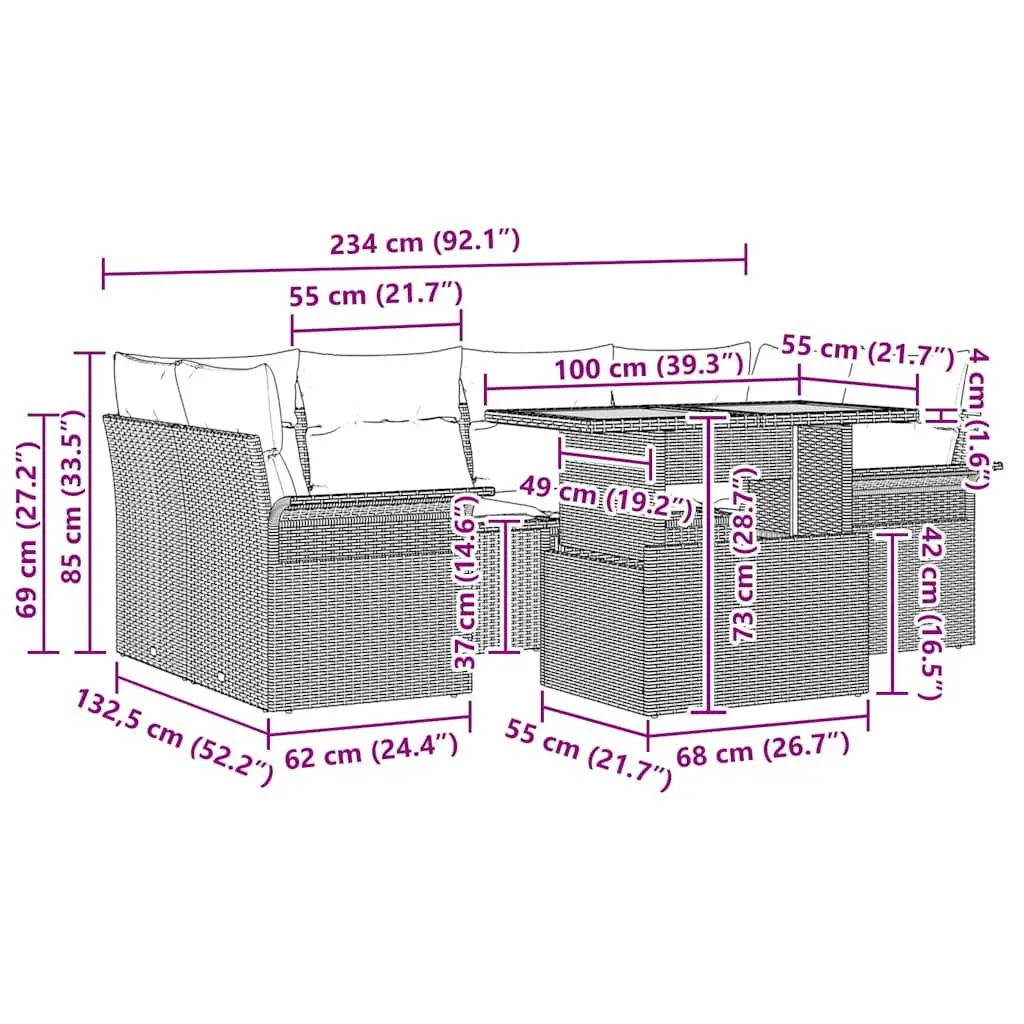 Outdoor Sofa Set