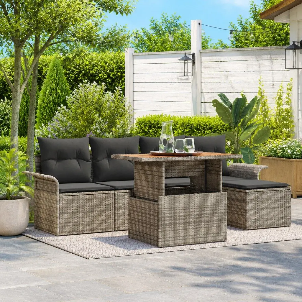 6-Piece Garden Sofa Set
