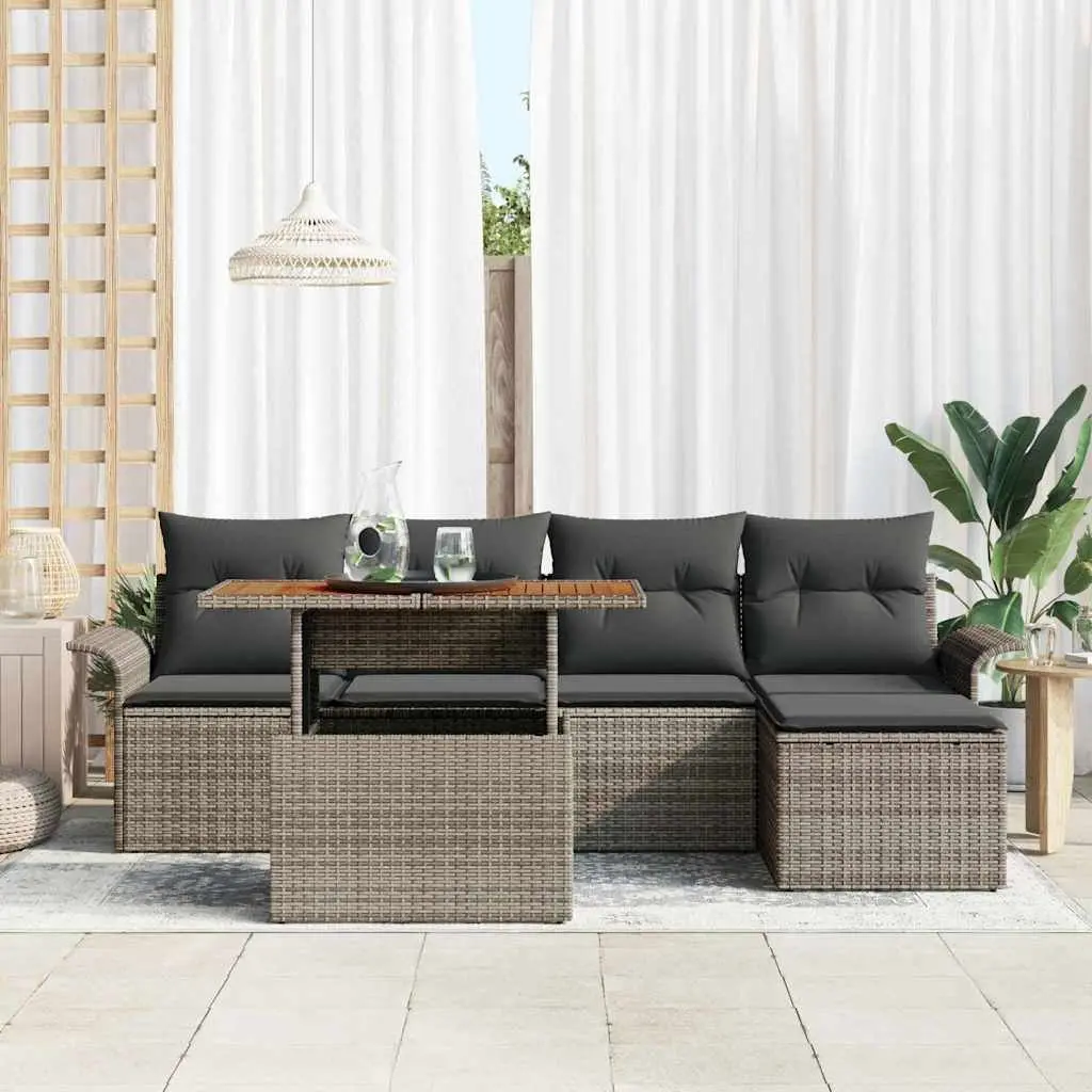 6-Piece Garden Sofa Set