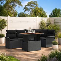 Your Ideal Outdoor Sofa Set: 6 Piece Garden Lounge Set