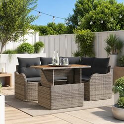 Your New Favorite 5 Piece Grey Patio Sofa Set