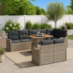 Enjoy Outdoor Comfort with 9-Piece Sofa Set