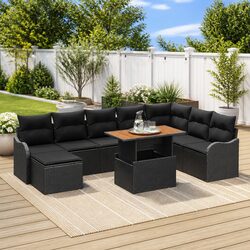 Friendly 9-Piece Outdoor Sofa Set for Your Enjoyment