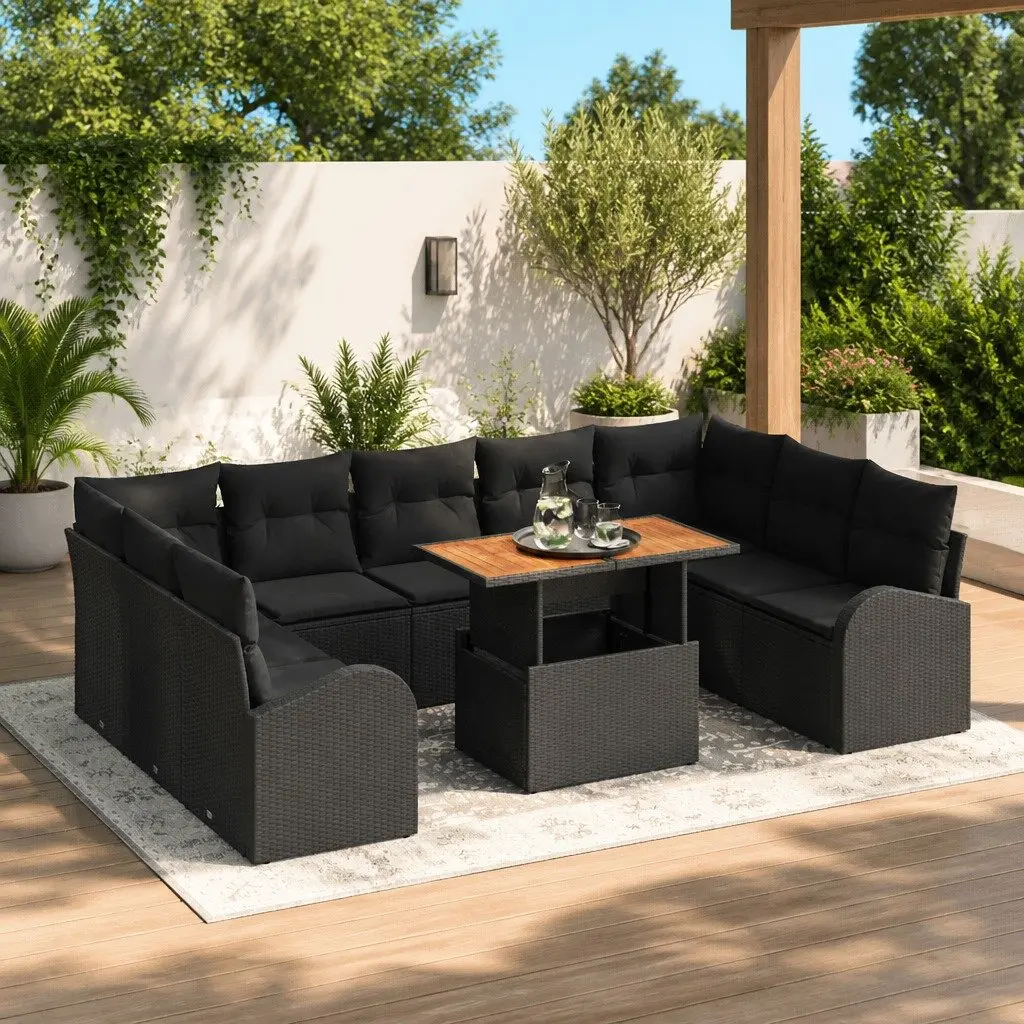 10-Piece Garden Sofa Set