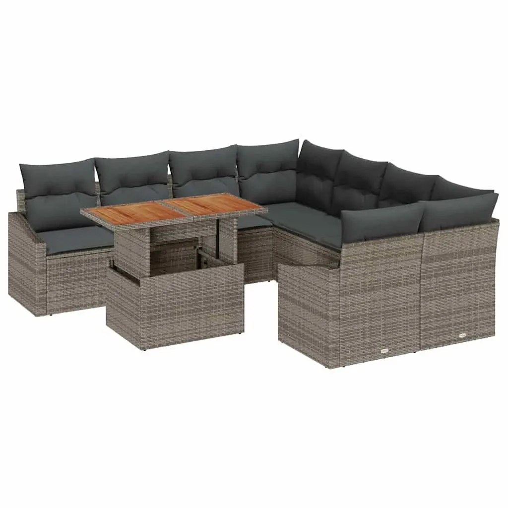 9-Piece Garden Sofa Set