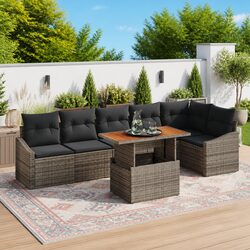 Get Comfortable with This 7-Piece Outdoor Sofa Set