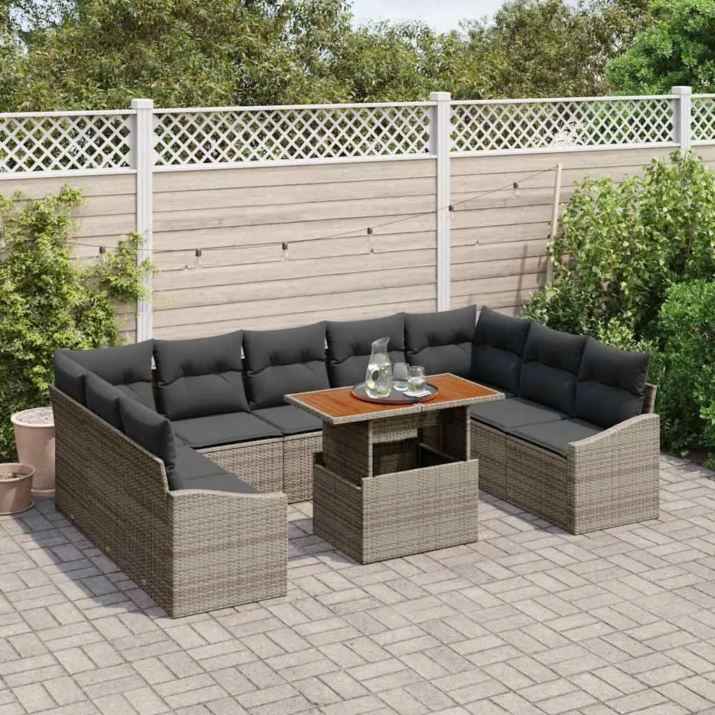 10-Piece Garden Sofa Set