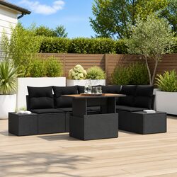 Your Outdoor Oasis: 6-Piece Modular Sofa Set for Gatherings