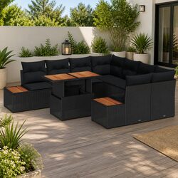 Connect with Your Outdoor Space Using 9-Piece Sofa Set