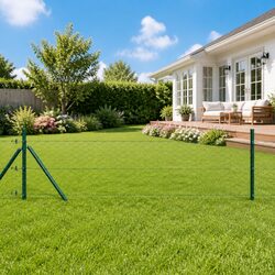 Your Ideal Hexagonal Fence Ground Fix 25 x 1 m Green PVC-Coated